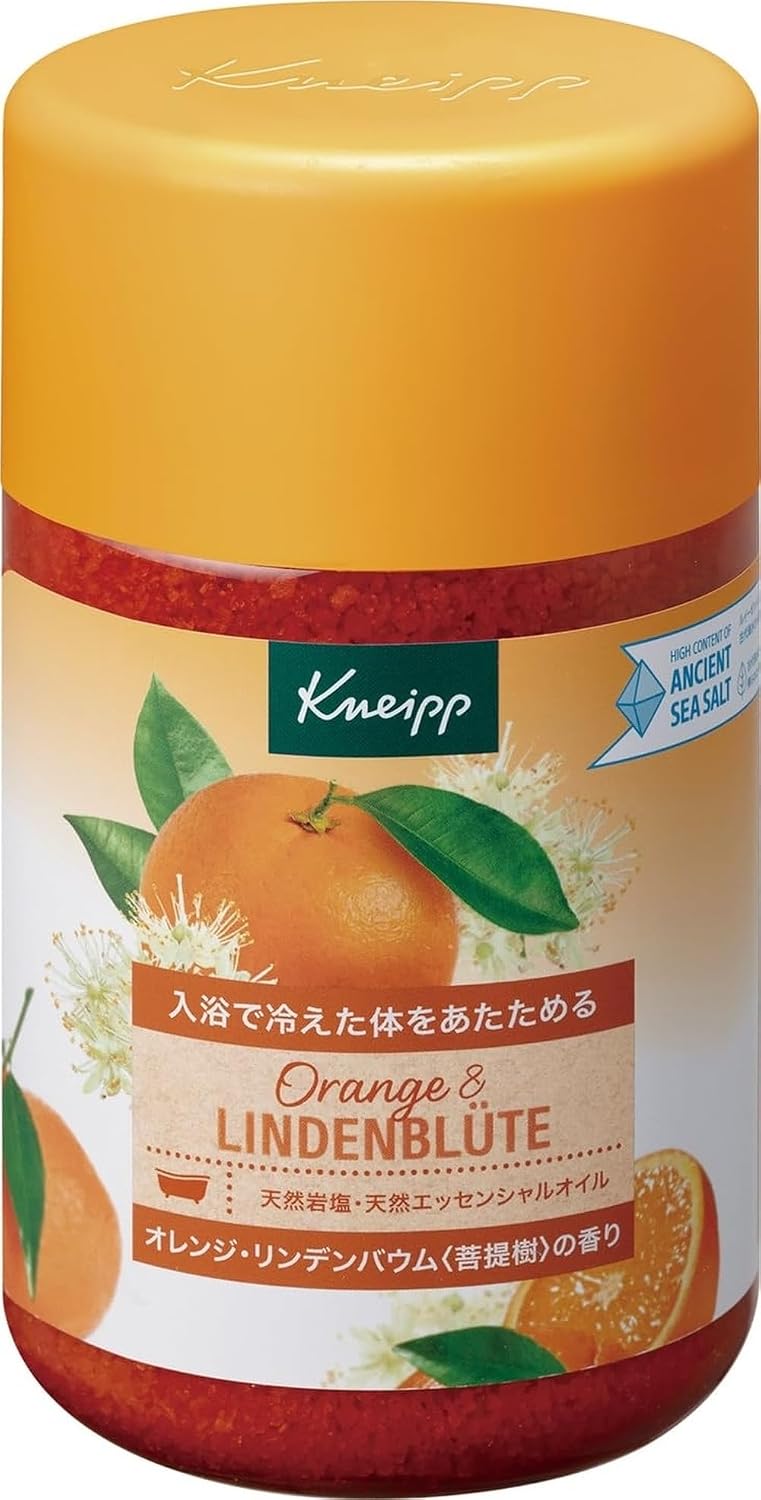 【クナイプ公式】 バスソルト オレンジ・リンデンバウム<菩提樹>の香り 850g 発汗・温まり