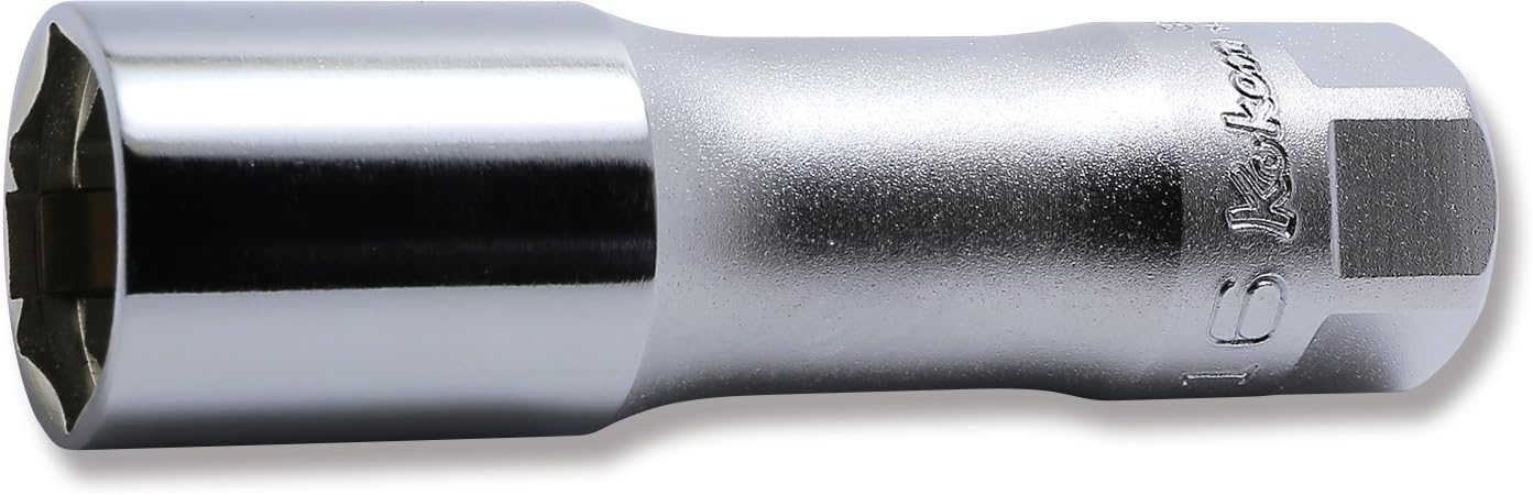 Koken 山下工業研究所 コーケン Z-EAL 3/8(9.5mm)SQ. スパークプラグソケット(クリップ付) 16mm 3300CZ-16