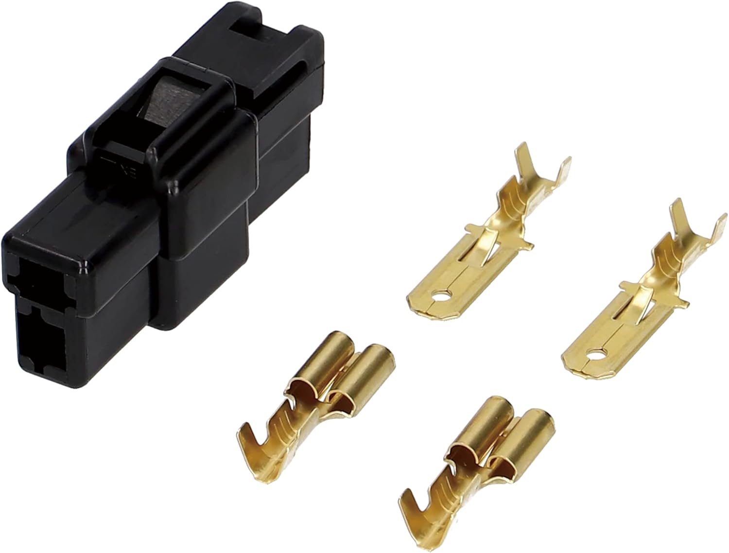 エーモン(amon) カプラー2極(ロック付) 250型 3セット 適合コードサイズ AV(S)0.5~2sq 2974