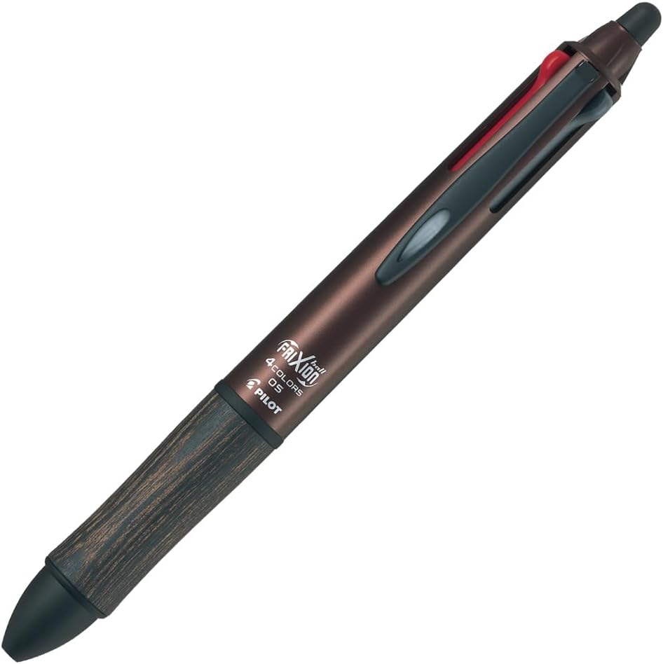 PILOT 多色ボールペン フリクションボール4ウッド 0.5mm ブラウン LKFB3SEFBN