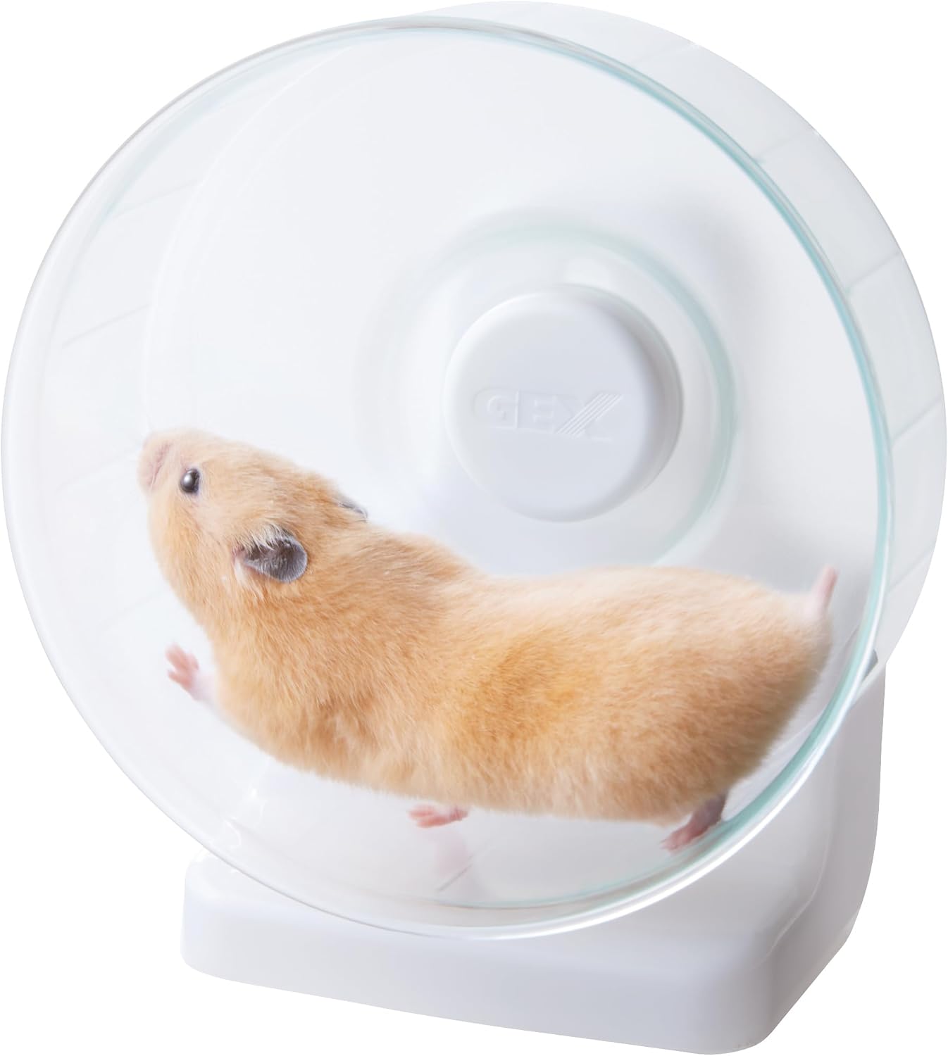 ジェックス Harmony ハーモニーホイール 静音べアリング構造 クリアカラー ハムスター・小動物用 17cm
