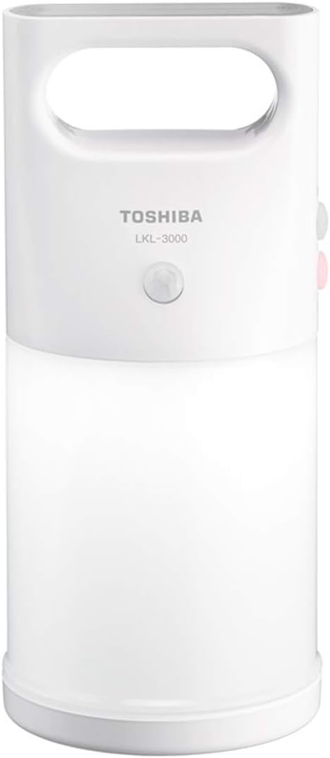 TOSHIBA(東芝) センサー付きLEDランタン 防水性能(JIS IPX4) 3段切替機能付き 人感&明暗センサー搭載 LKL-3000(W)