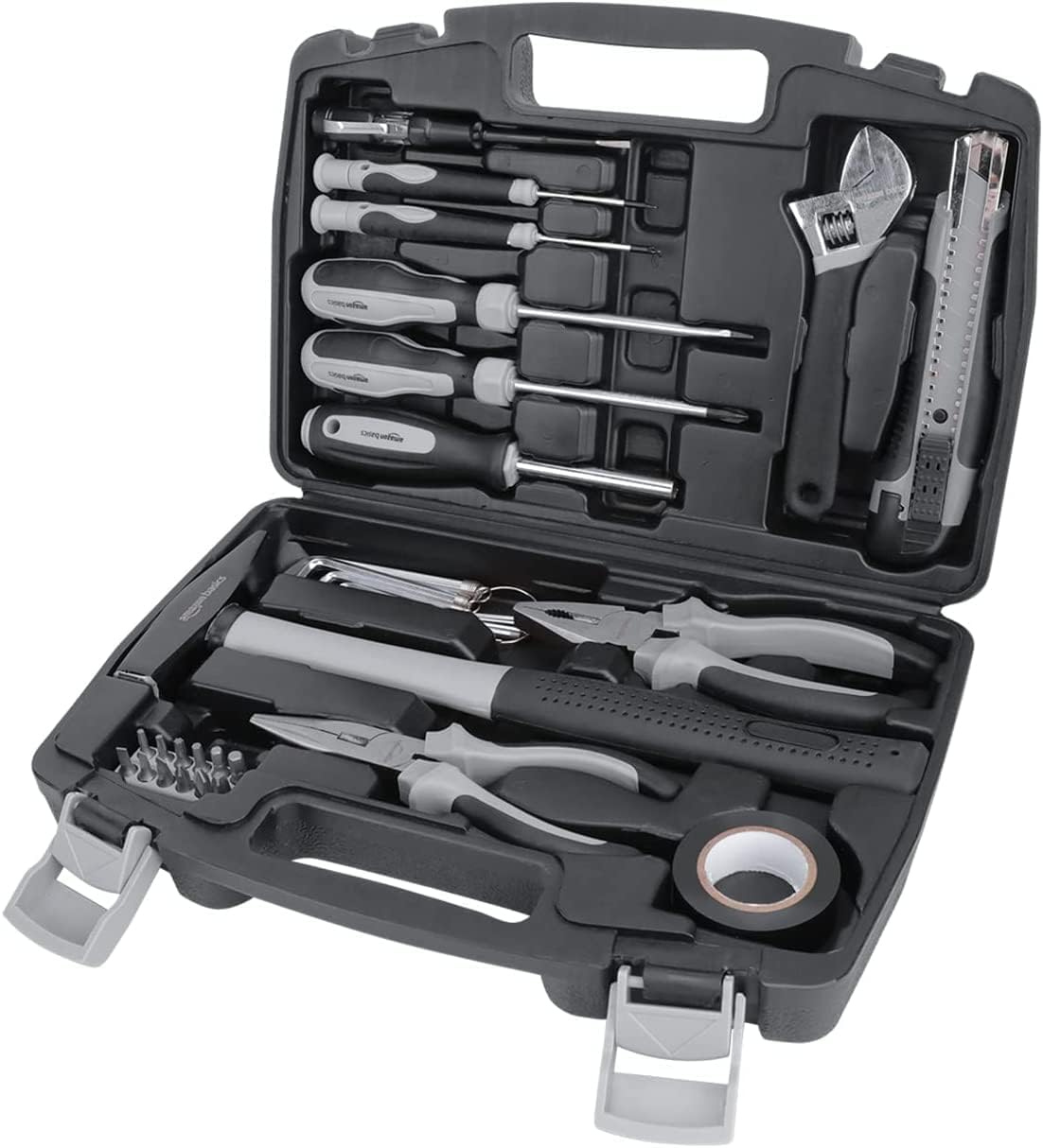 Amazonベーシック 工具セット 家庭用 32個入 ブラック/グレー