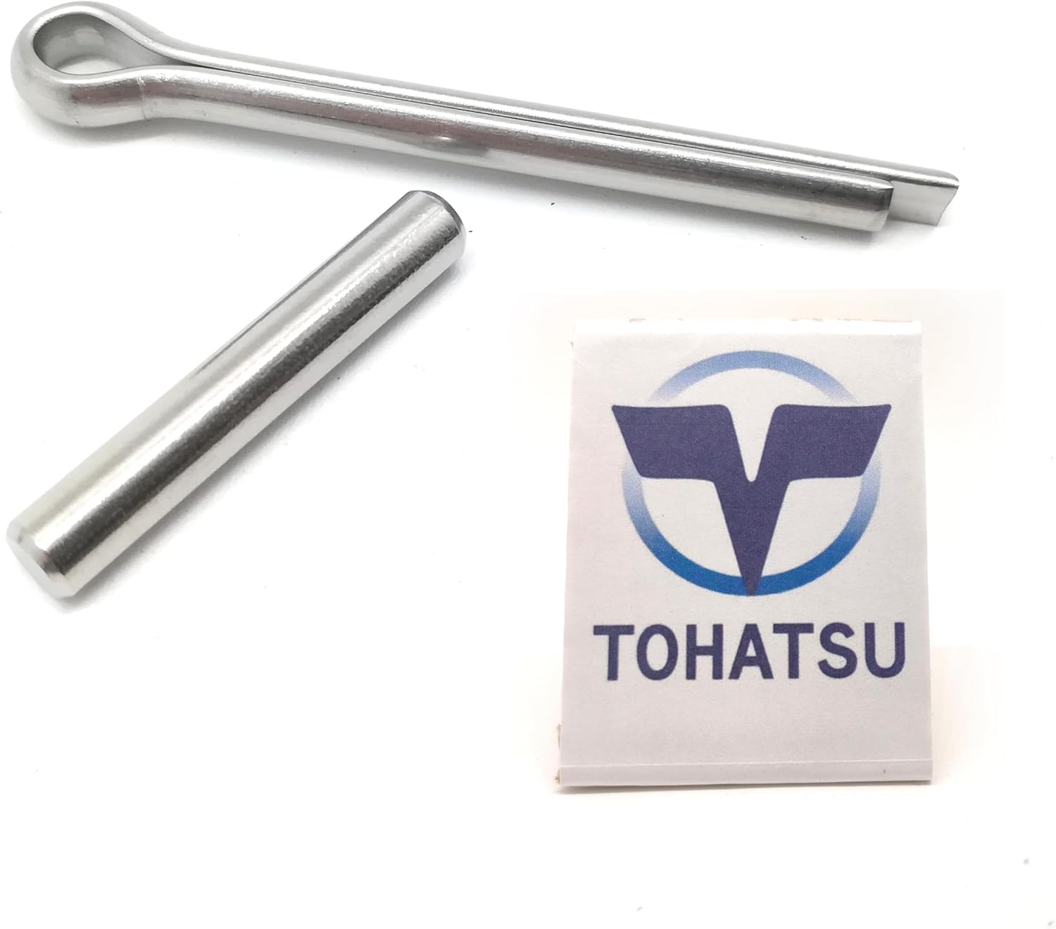 WakyaJig 2馬力・3.5馬力船外機用部品 シャーピン・スプリットピン（割ピン）純正部品セット トーハツとの互換性ありpin2set