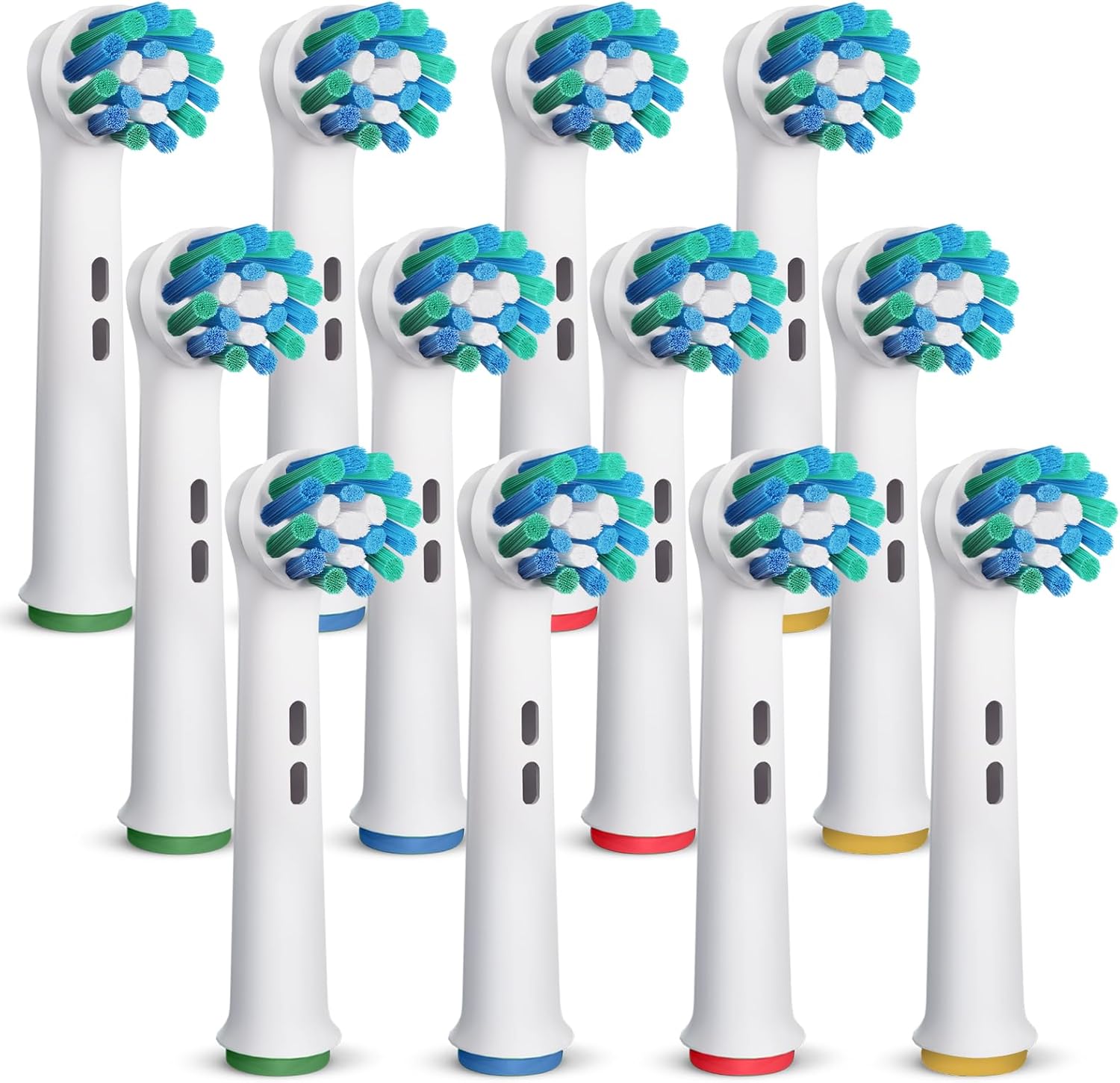 交換用歯ブラシヘッド Oral-B Braun対応 12個 プロフェッショナル電動歯ブラシヘッド ブラシヘッド 交換用 ヘッド交換用 詰め替え用 Pro 500/1000/1500/3000/3757/5000/7000/7500/8000