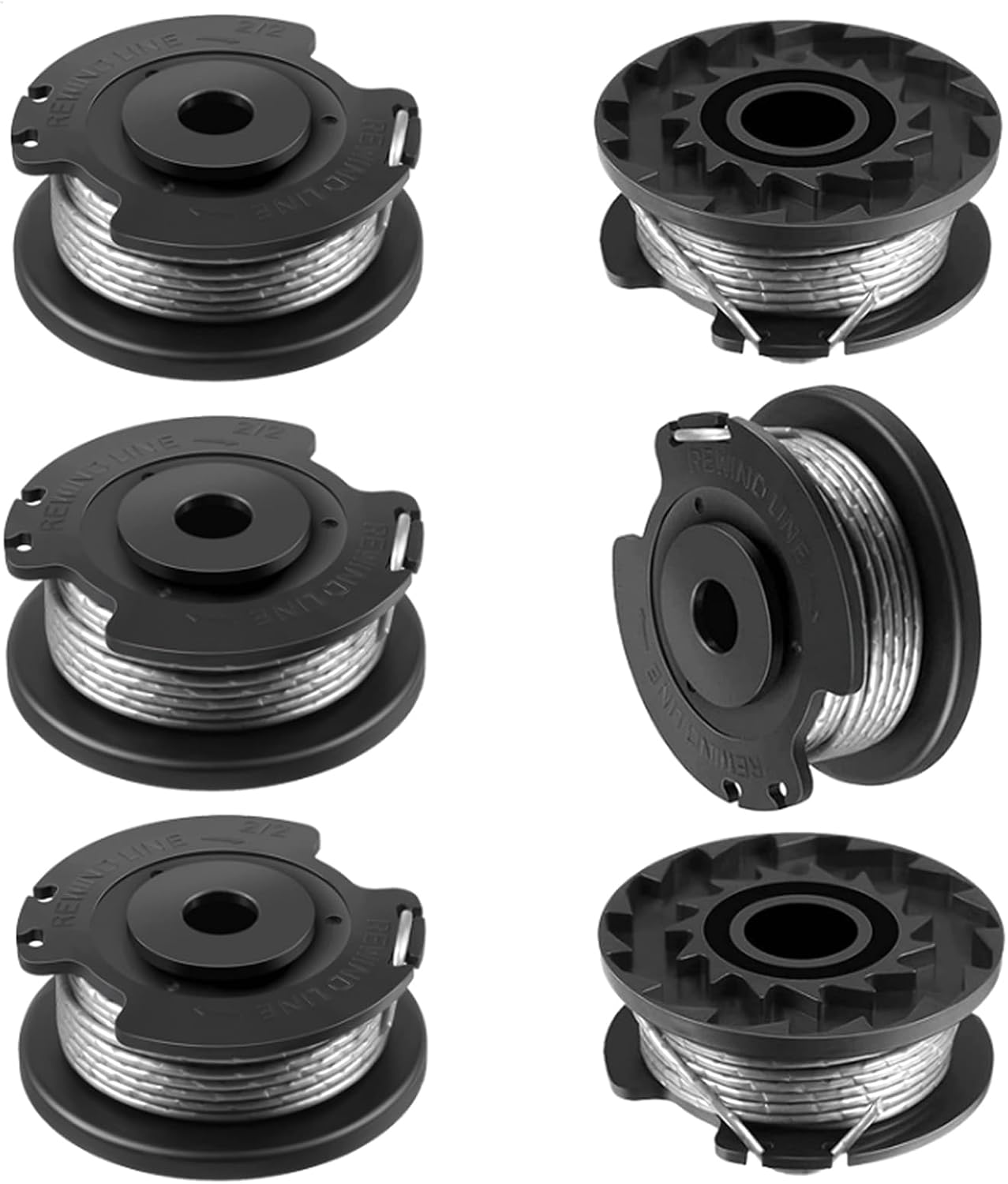 ボッシュ対応 草刈機 ナイロンコード 6個セット 草刈機用ナイロンコード付スプール F016800569 セミオートスプール ナイロンカッター 草刈り機 刈払い機 替刃 ナイロンカッター 芝刈り機 ストリングトリマー交換用スプールライン ボッシュ草刈機「ART26SL型」「EGC26型」「EGC18-26型」対応