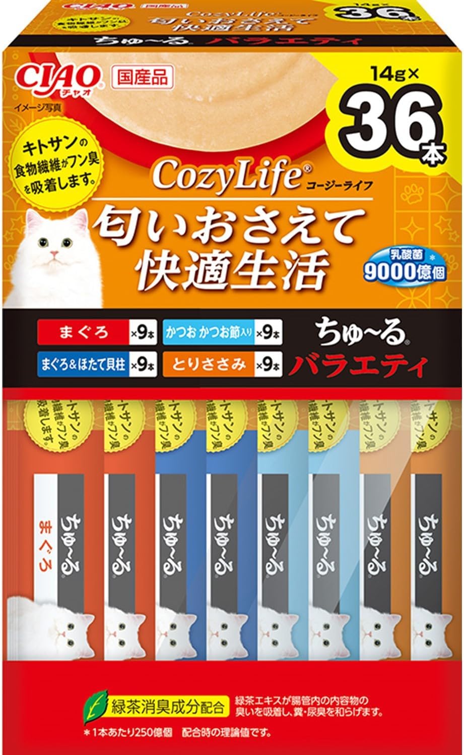 チャオ (CIAO) Cozy Life (コージーライフ) ちゅ~る バラエティ 14g×36本 BOX