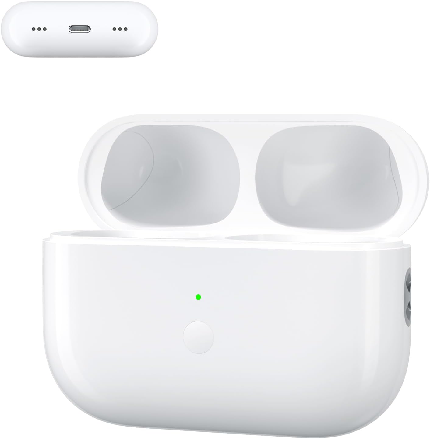 USB-C充電ケース,Air Pods1＆2に対応、交換用充電ケース 充電器 Blue-toothペアリング可能